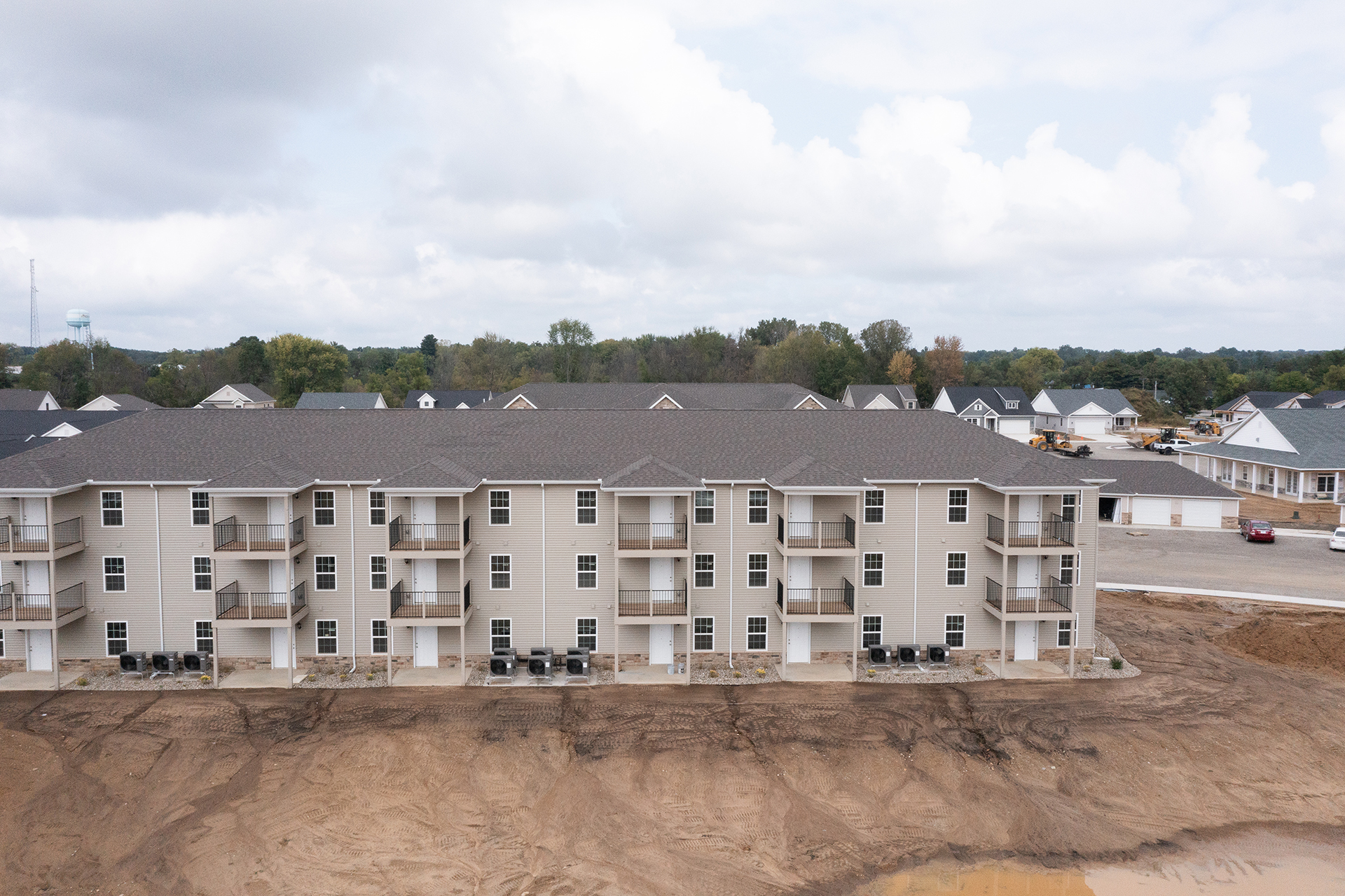 new apartment building construction