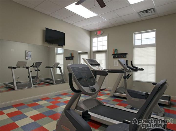 community gym with treadmills and other exercise equipment